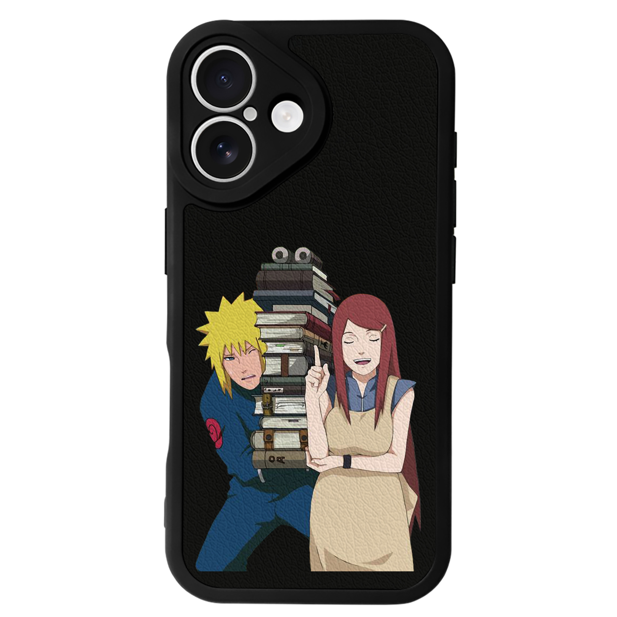 （画像用） NARUTO -ナルト- 波風 ミナト Namikaze Minato 【iPhone 16シリーズ対応】シリコンスマホケース（レザー調） 材質：シリコン